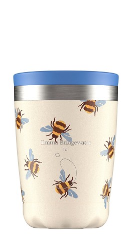 Chilly's Coffee Cup 340ml Bumblebee blue wing
